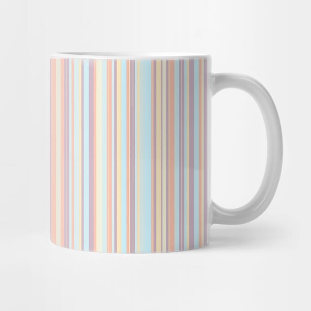 Multi Colored Stripes - Blue Pink Purple by karolynmarie